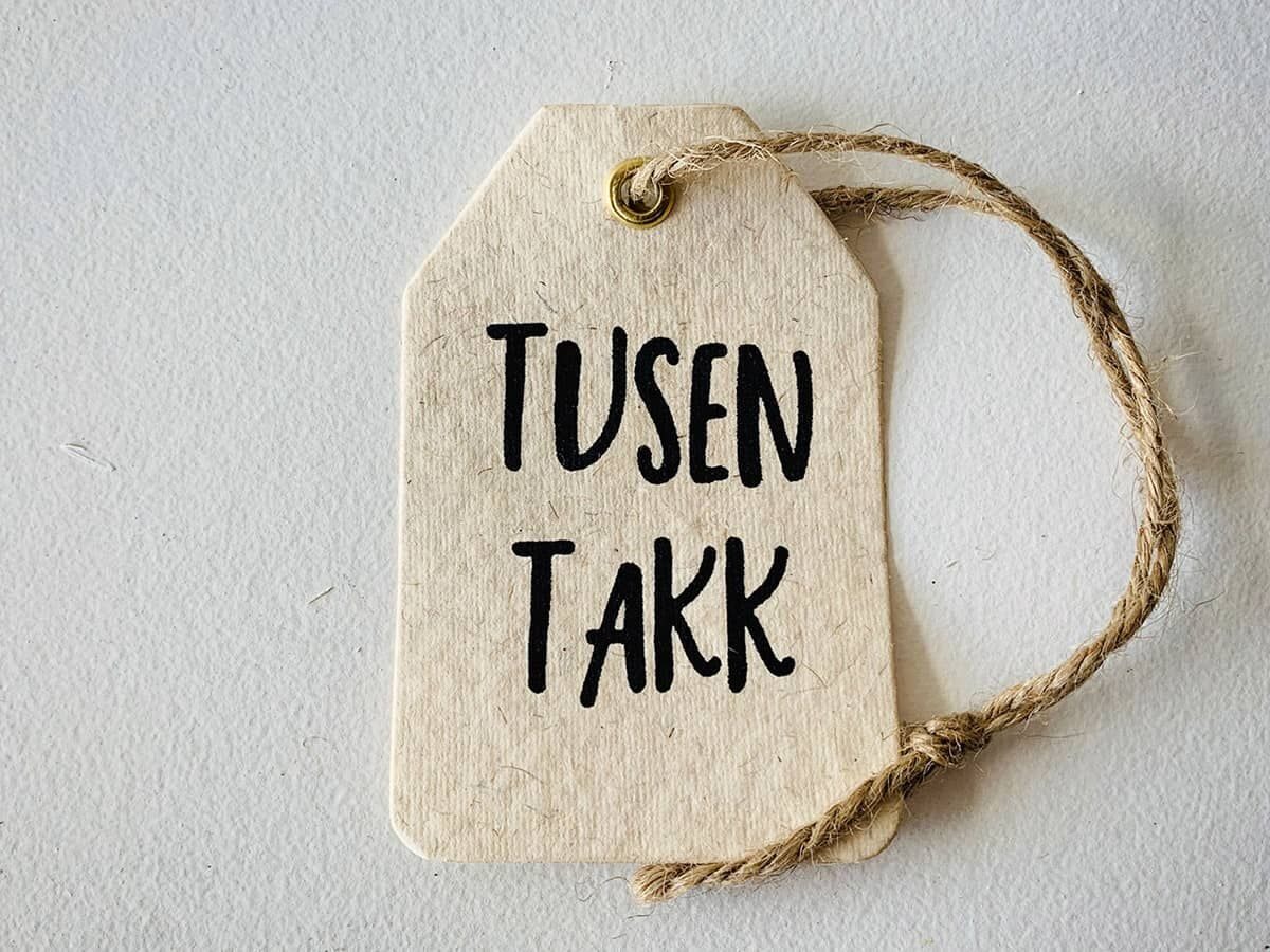 Tusen takk for gaver